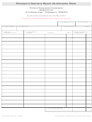 Form Uct-6a - Employer's Quarterly Report Continuation Sheet