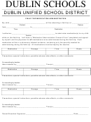 Field Trip Medication Administration Form