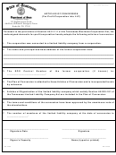 Form Ss-4498 - Articles Of Conversion (for-profit Corporation Into Llc)