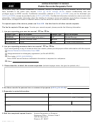 Form 460 - Public Records Requests Form - Arizona Department Of Revenue