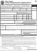 Voter Registration Application - State Of New Jersey