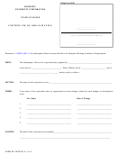 Form Mnp-981-a - Certificate Of Organization