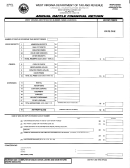 Form Wv/raf-3 - Annual Raffle Financial Return Printable pdf