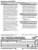 Fillable Form 3539 - Payment Voucher For Automatic Extension For Corporations And Exempt Organizations - 1998 Printable pdf