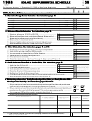 Form 39 - Idaho Supplemental Schedule - 1998