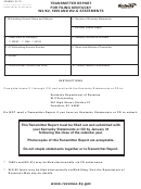Form 42a806 - Transmitter Report For Filing Kentucky W2/k2, 1099 And W2-g Statements