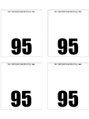 Place Card Template - Ninety Five