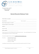 Dental Records Release Form