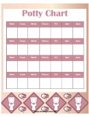 Potty Chart Template - Girl