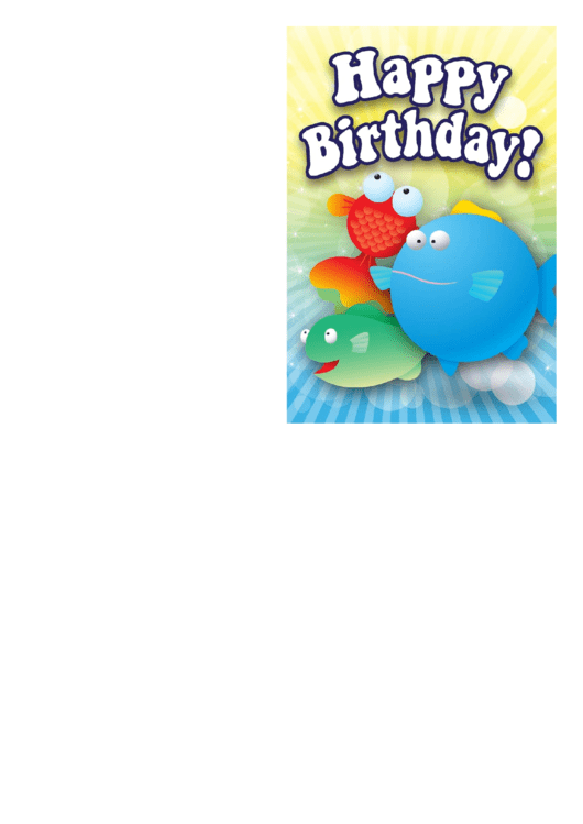 Birthday Card Printable pdf