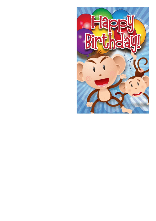 Fillable Birthday Card Printable pdf