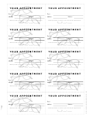 Optometrist Appointment Reminder Cards Template