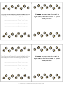 Veterinary Euthanasia Card