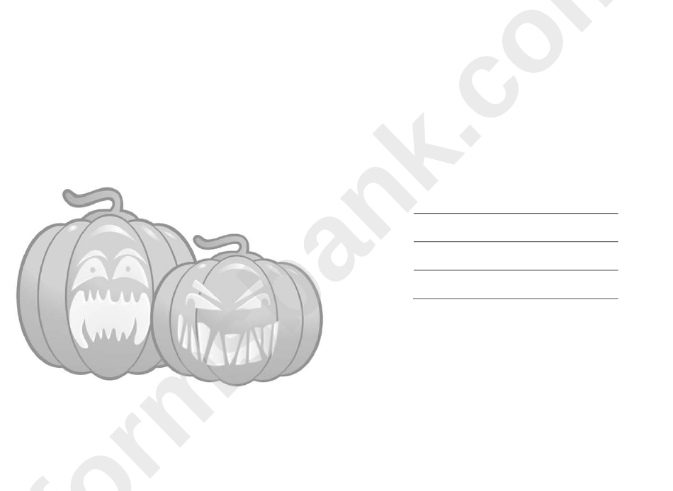 Halloween Trick Or Treat Card Template