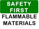 Safety Flammable Material