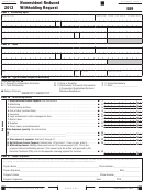 California Form 589 - Nonresident Reduced Withholding Request - 2013