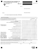 Form Rd-109 - Wage Earner Return Earnings Tax