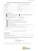 Form Frx024 - Prior Authorization Request - Hepatitis B Vaccine
