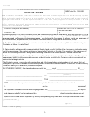 Form 700-03 - Contractor's Release - U.s. Department Of Homeland Security