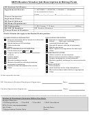 Sefs Reader/grader Job Description & Hiring Form