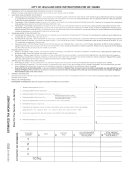 City Of Highland Park Instructions For Hp-12040es & Estimated Tax Worksheet - 2013