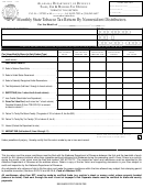 Form Tob: T-220a - Monthly State Tobacco Tax Return By Nonresident Distributors