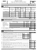 Form 8863 - Education Credits (hope And Lifetime Learning Credits) - 1998