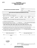 Form Oes-2 - Application For Voluntary Election