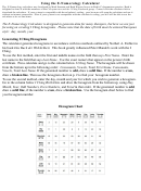 Using The E-Numerology Calculator Printable pdf