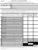 Form Nj-2450 - Employee's Claim For Credit - 2015