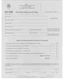 Form Sd-100e - School District Estate Income Tax Return - Columbus, Ohio School District Income Tax