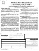 Form N-100a - Application For Additional Extension Of Time To File Hawaii Return For A Partnership, Trust, Or Remic - 2002