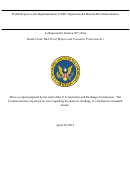 Fourth Report On The Implementation Of Sec Organizational Reform Recommendations - U.s. Securities And Exchange Commission - 2013