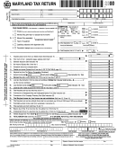 Form 503 - Maryland Tax Return - 2000