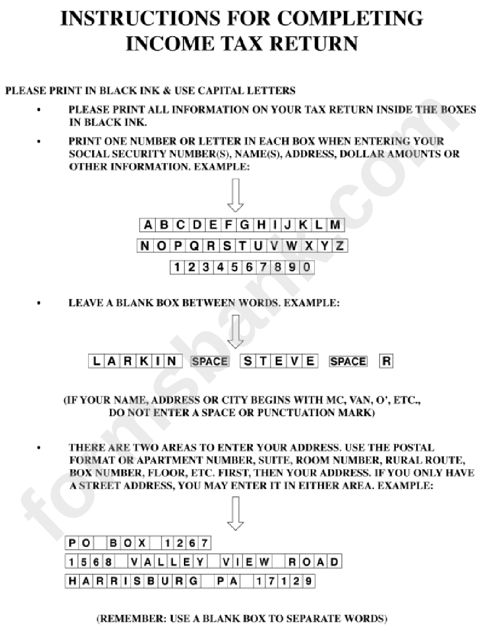 Instructions For Form D-1120 Corporate Return - 2002