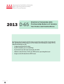 Form D-65 - Partnership Return Of Income - 2013 Printable pdf