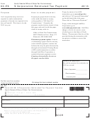 Form 60-es - S Corporation Estimated Tax Payment - 2013