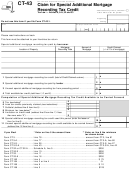 Form Ct-43 - Claim For Special Additional Mortgage Recording Tax Credit