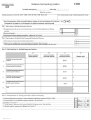 Arizona Form 302 - Defense Contracting Credits - 1999