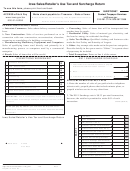 Form 32-022 - Iowa Sales/retailer's Use Tax And Surcharge Return