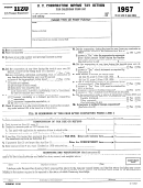 Form 1120 - U.s. Corporation Income Tax Return - 1957 Printable pdf
