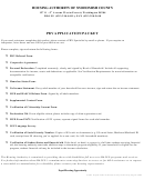 Pbv Application Packet - Housing Authority Of Snohomish County