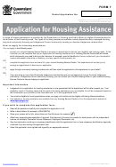 Form 7 - Application For Housing Assistance