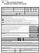 Form 104 Ptc - Colorado Property Tax/rent/heat Rebate Application - 2000