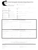 Provider Demographic Information Change Request Form