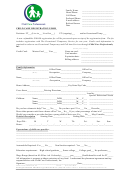 Child Care Registration Form - Child Care Professionals