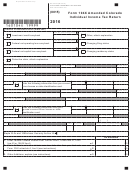 Form 104x - Amended Colorado Individual Income Tax Return - 2016