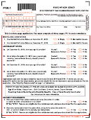 Form Ptr-1 - Property Tax Reimbursement Application - 2015