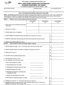 Form 308 - Small New Jersey-based High-technology Business Investment Tax Credit - 1999
