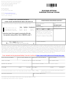 Building Official Individual Personal License Form